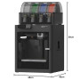 Bambu Lab P1S Combo Imprimante 3D avec AMS pour Impression Multicolore | Prête à l'emploi, Nivellement Automatique, Impression à