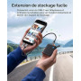 ORICO B5PLUS SSD Externe 256Go 460MB/s USB 3.2 avec Indicateur d'État | Noire, SSD Externe Stable 5Gbps, Sauvegarde Photo et Vid