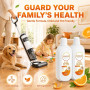 2 Packs de Nettoyant pour Sol Parfum Orange Compatible avec la Solution de Nettoyage Tineco Nettoyage en Profondeur Sans Résidu 