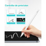 Metapen Embouts Pencil(4X) pour Apple Pencil 1ᵉʳ/2ᵉ gén/USB‑C/Pro,A8/Air8 | Pointes de rechange 1:1 taille originale, résistante