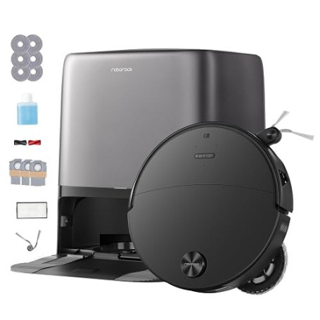 roborock Saros 20 Neo Robot Aspirateur Laveur, 36 000 Pa, Zéro Emmêlement | Franchit des Seuils de 8,8 cm, Évite 300+ Obstacles,