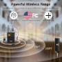 TONOR Micro sans Fil UHF avec Microphone Casqueà/Micro Cravate, Transmetteur Bodypack et Mini récepteur Rechargeable Sortie 6,35
