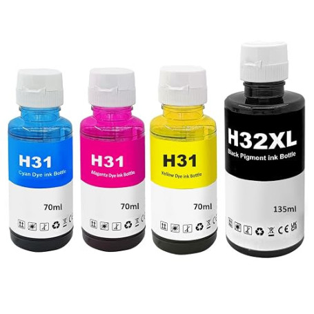 LAIPENG 31 32 XL Encre Compatible HP pour Smart Tank 7005 515 5105 7006 | 4-Multipack,Compatible avec HP 31 32 XL Encre pour Sma