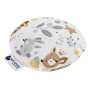 Medi Partners Coussin chauffant en noyaux de cerises pour bébé 180 g rond 15 cm 100% coton naturel chaleur + thérapie par le fro