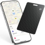 Air Traceur Carte Tag Rechargeable, Wallet Tracker Card | Carte de Suivi de Portefeuille Compatible avec Apple Localiser App (iO