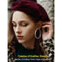 PROSTEEL Boucle d'Oreille Créole Femme 20mm/30mm/40mm/60mm/80mm, Anneaux d'Oreilles Epais en Acier Inoxydable/Plaqué Or/Noir, 90