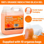 Perles Déshydratantes Silice Orange Indicatorices Pour Contrôle Humidité | 907G Réutilisables, Granulométrie 3-5mm, Pour Filamen