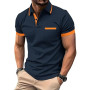 LLdress Polo Manches Courtes pour Homme Polo de Golf Léger Polo d'été T Shirt de Tennis Respirant