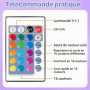 One Fire Veilleuse Enfant, 16 Couleurs Silicone, Lampe Chevet Rechargeable | Cadeau fille licorne, bébé, lampe de chevet silicon