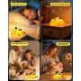 Veilleuse Animal en Silicone 3 Intensité Variable, 7 Changements de Lumière | Commande Tactile Lampe de Chevet