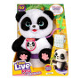 Little Live Pets Mon Bébé Panda ChuChu, interactif 30 cm | 50+ sons et réactions, il bouge ses pattes, fait caca et rit, pot inc