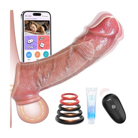 Gaines pour Pénis Gode Sex Toys Homme - Vibromasseurs Sextoy Femme Anneau Penien Vibrant Gaine Godemichets Toýs Couple Plaisir
