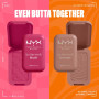 NYX Professional Makeup Buttermelt Blush Poudre Fondante For the Butta | Tenue 12h sans transfert, Beurre mangue amande karité, 