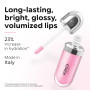 KIKO Milano 3D Hydra Lipgloss - Teinte 41 Rosy Glares | Hydratant | Effet Volume 3D | Non Collant | Applicateur Floqué | Longue 