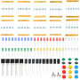 Miuzei Starter Kit électronique, breadboard, Alimentation, LED, câbles | 322 Composants, Compatible avec Arduino IDE/RPi/ESP32, 