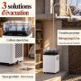 Kalopsia Déshumidificateur d'Air Électrique Professionnel 80L/Jour | Anti-Moisissure 170m² Évacuation Automatique Pompe 5M Réser