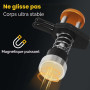 Toolour Troisième main ClampRex O1 pour Maker – Support d'aide à souder compact avec double bornes parallèles, pied magnétique r