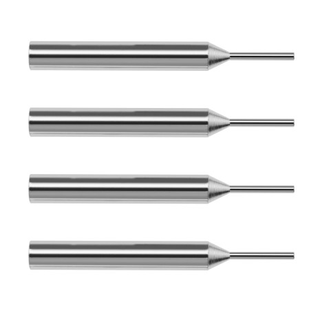 eMagTech Lot de 4 goupilles de démontage de lame de clé de voiture 1,42 mm 1,57 mm pour clé de voiture