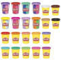 Play-Doh - Mon Coffret Coloré, Pack de 22 Pots de Pâte à Modeler (113 g et 57 g), 30 Couleurs Éclatantes, Loisirs Créatifs pour 