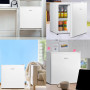 Comfee' 43L, Mini Frigo de Chambre, avec Chiller Box, Blanc | Contrôle de Température, Avec Compartiment Congélateur, Refroidiss