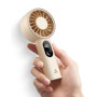 Aecooly Ventilateur à Main Rechargeable USB 10h Max Refroidissement | Portable, Puissant, Ventilateur Batterie et de Poche, Été,