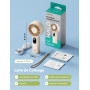 Aecooly Ventilateur à Main Rechargeable USB 10h Max Refroidissement | Portable, Puissant, Ventilateur Batterie et de Poche, Été,