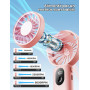Aecooly Mini Ventilateur Portable à Main Rechargeable USB 20H Autonomie Max | Puissant, ventilateur de poche avec 3 modes flexib