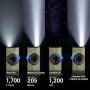 OLIGHT ArkPro Ultra lampe torche EDC plate rechargeable,pour travail | 1700 lumens, portée de 205, étanchéité IPX7, adapté au ca