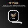 ASUS TUF Gaming LC III 360 ARGB LCD WHITE, dispositif de refroidissement liquide tout-en-un, trois ventilateurs ARGB préinstallé
