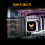 ASUS TUF Gaming LC III 360 ARGB LCD WHITE, dispositif de refroidissement liquide tout-en-un, trois ventilateurs ARGB préinstallé
