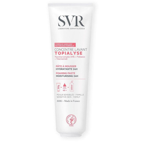 SVR Topialyse Concentré Lavant peau atopique Nettoyant visage 100 g | Nettoyage doux, peau sèche à atopique, hydratation préserv