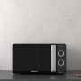 Cecotec Micro-ondes noir et argent ProClean 3150. Avec Gril et revêtement Ready2Clean, Technologie 3D Wave. Grill 800 W, 20 L de