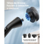 Leebein Brosse Électrique Nettoyage, Brosse Rotative Améliorée Étanche IPX7 avec 7 Têtes de Brosse, Manche Extensible et 2 Vites