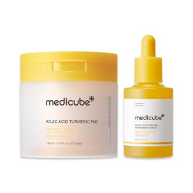 medicube Kojic Acid Renew & Smooth Duo: Kojic Acid Toner Pad & Capsule Serum