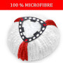Recharges Serpillière Microfibre Compatibles avec Vileda Balai Serpillere Turbo 3en1, 4 Têtes Franges, 1 Brosses, 76-148cm 1 Man