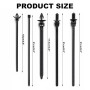 160 PièCes Serre Cable Plastique 5 Tailles Nylon Attache Cable Noir Serre-CâBles Pour PièCes Automobiles