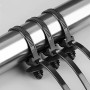 160 PièCes Serre Cable Plastique 5 Tailles Nylon Attache Cable Noir Serre-CâBles Pour PièCes Automobiles