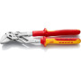 Knipex Pince-clé pince et clé à la fois chromée isolées par, 86 06 250 | Gaines bi-matière, certifiées VDE 250 mm