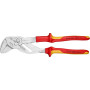 Knipex Pince-clé pince et clé à la fois chromée isolées par, 86 06 250 | Gaines bi-matière, certifiées VDE 250 mm