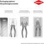 Knipex Pince-clé pince et clé à la fois chromée isolées par, 86 06 250 | Gaines bi-matière, certifiées VDE 250 mm