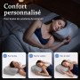 CloudNook Oreiller Ergonomique Cervical, Coussin Orthopédique à Mémoire de Forme pour Soutien de la Nuque, Soulagement des Doule