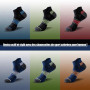 Niorasen Chaussettes de Sport Homme, 6 Paires, Courtes et Rembourrées | 80% coton avec mesh respirant, semelle en bouclette, sou