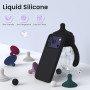 ORNARTO Coque pour iPhone 17 Pro Silicone - Noir | en Silicone Liquide, Protection Antichoc Complète, Intérieur Doux en Microfib