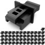 hb-digital Lot de 50 capuchons RJ45 anti-poussière pour réseau LAN - Prise réseau - Bouchons de protection contre la poussière e