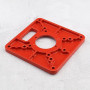 Plaque d'insertion de Table de Toupie en Alliage d'aluminium Compatible avec Makita Toupies Machine de Coupe Flip Board Accessoi