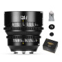 7artisans 75 mm T1.5 Dream Series Objectif Cinéma, Plein Format et Grande Ouverture, Objectif à Focale Fixe à Mise au Point Manu