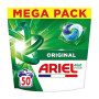 Ariel PODS 4en1, Lessive En Capsule, 50 Lavages, Original, Élimination Impeccable Des Tâches, Efficace Même A Froid Et En Cycle