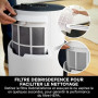 Shark NeverChange Purificateur d'air MAX intérieur, jusqu'à 5 ans, Blanc | Filtre HEPA 5 ans, couvre 130m², capture 99,97 % alle