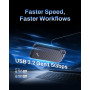 Biwin Disque SSD Externe PD450 1 to - Jusqu'à 430 Mo/s, USB 3.2 Gen 1 Type-C, Disque SSD Portable - Compatible Mac/PC/Android/iP
