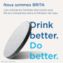 BRITA MicroDisc Filtres à eau pour bouteilles filtrantes, Pack de 5 | Compatible avec bouteilles et gourdes filtrantes BRITA - r